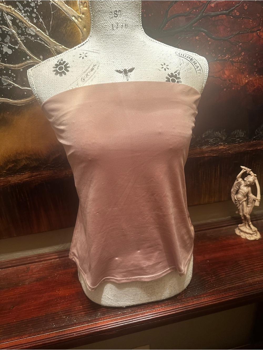 Boston Proper Strapless Camisole in Dusty Rose